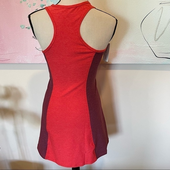 Outdoor Voices Athena Tennis Golf Workout Casual Dress Poppy Shiraz Sz S NEW. - Picture 7 of 11